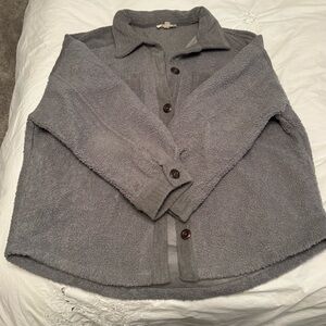 Pinkblush maternity grey shacket M